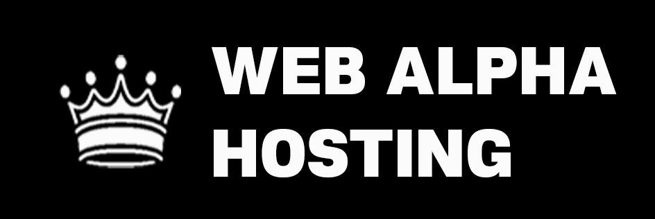 Web Alpha Hosting Black Stacked